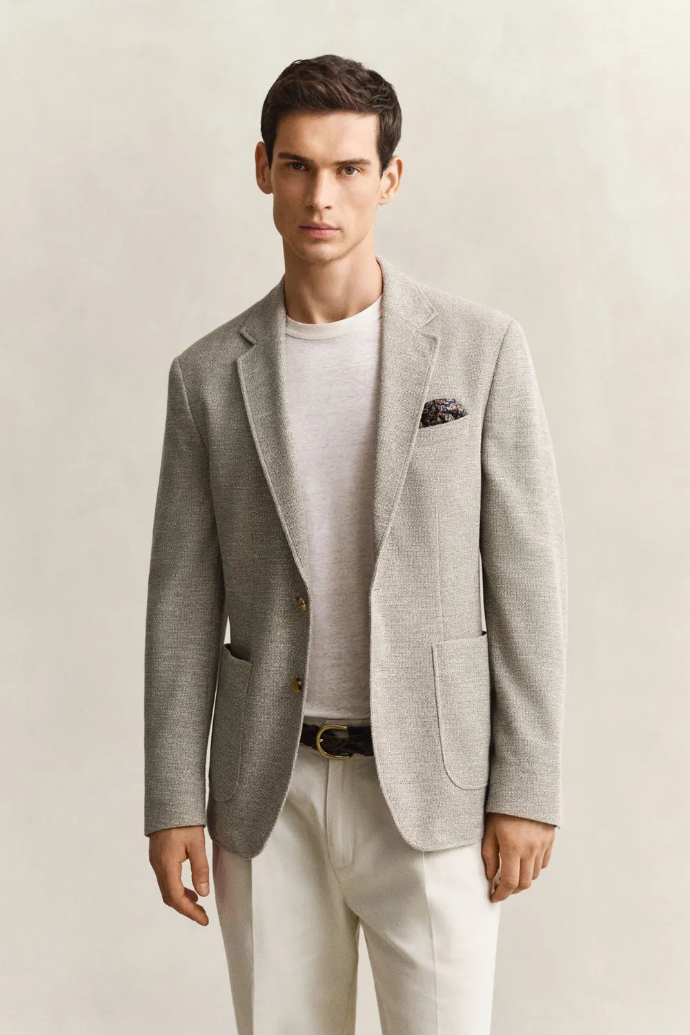 KNIT JERSEY BLAZER