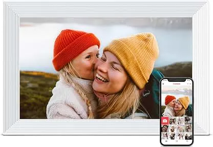 Frameo 10.1" Digital Picture Frame WiFi 32GB, Birthday…