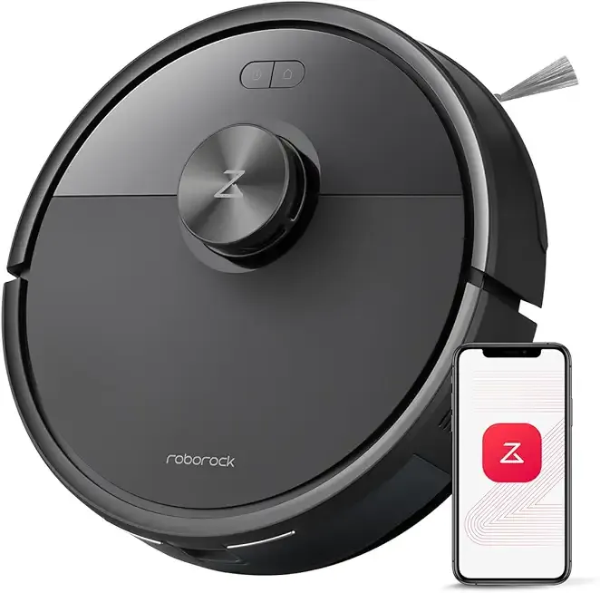 Q7 M5 Robot Vacuum and Mop Combo, 10,000Pa HyperForce Suction, Robotic Vacuum Cleaner, Dual Anti-Tangle System, APP-Controlled Mopping, LiDAR Navigation, for Pet Hair and Carpet, Black