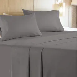 Leluxe Home Luxury Sheet Set - 4 Piece Extra Soft 1800 Microfiber Deep Pocket Bed sh...