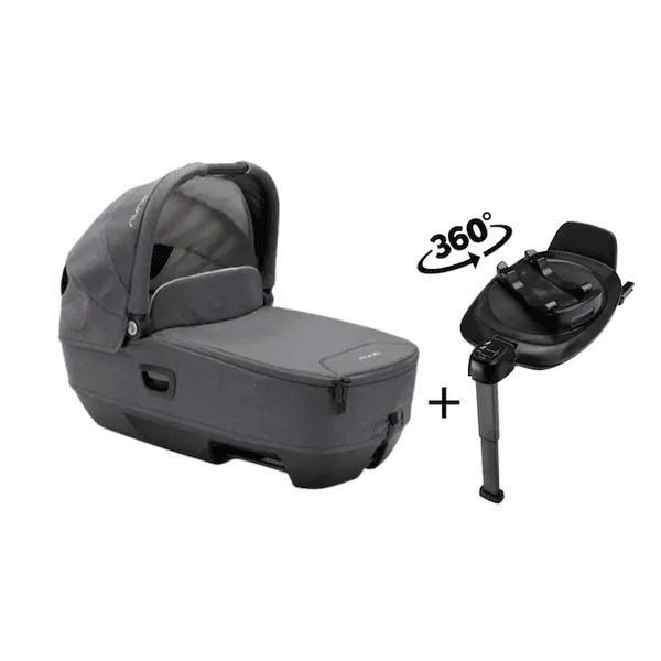 Nuna | Next System | Cari Next Bilstolbag + 360 Base | Granite
