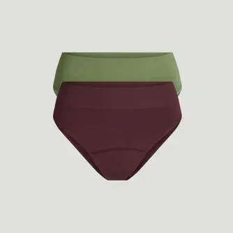 Modibodi Womens ModiComfort Seamless 2pk Moderate Bikini