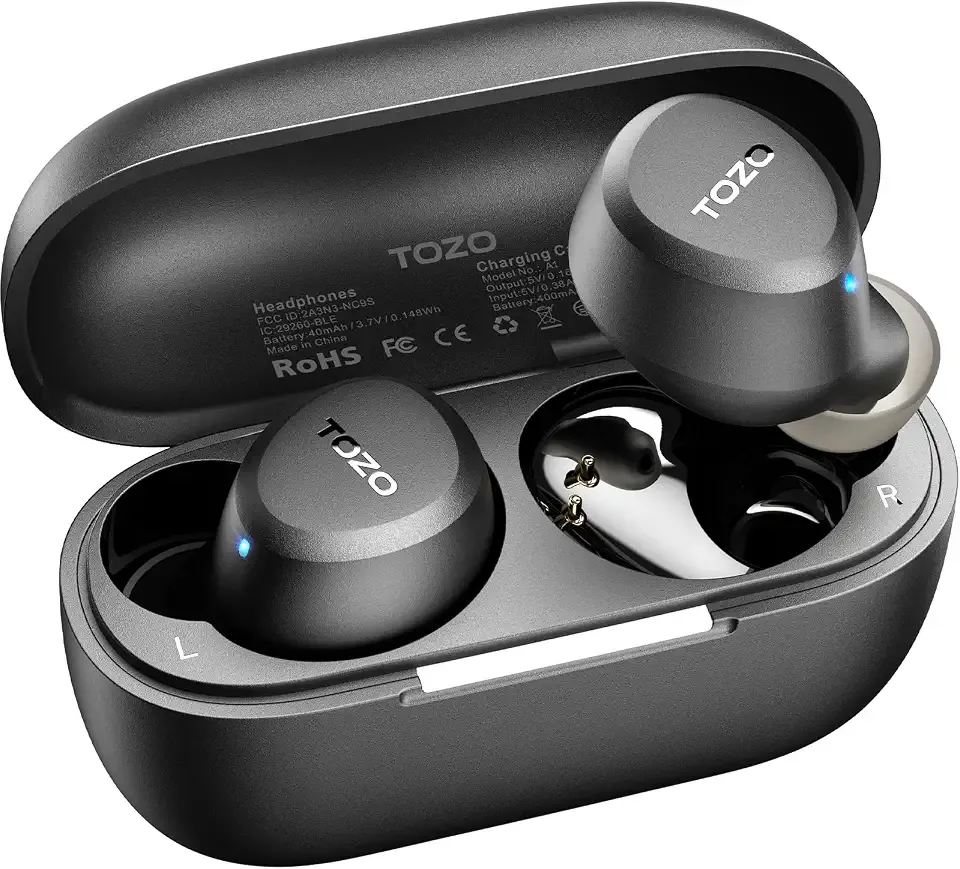 TOZO A1 Wireless Earbuds Bluetooth 5.3 Light Weight in Ear Headphones