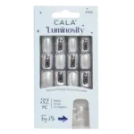 Uñas Postizas Luminosity Cat Eye Chrome Silver CALA X32 Piezas