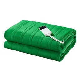 Kogan Washable Electric Heated Throw Blanket (Green, 160 x 130cm)