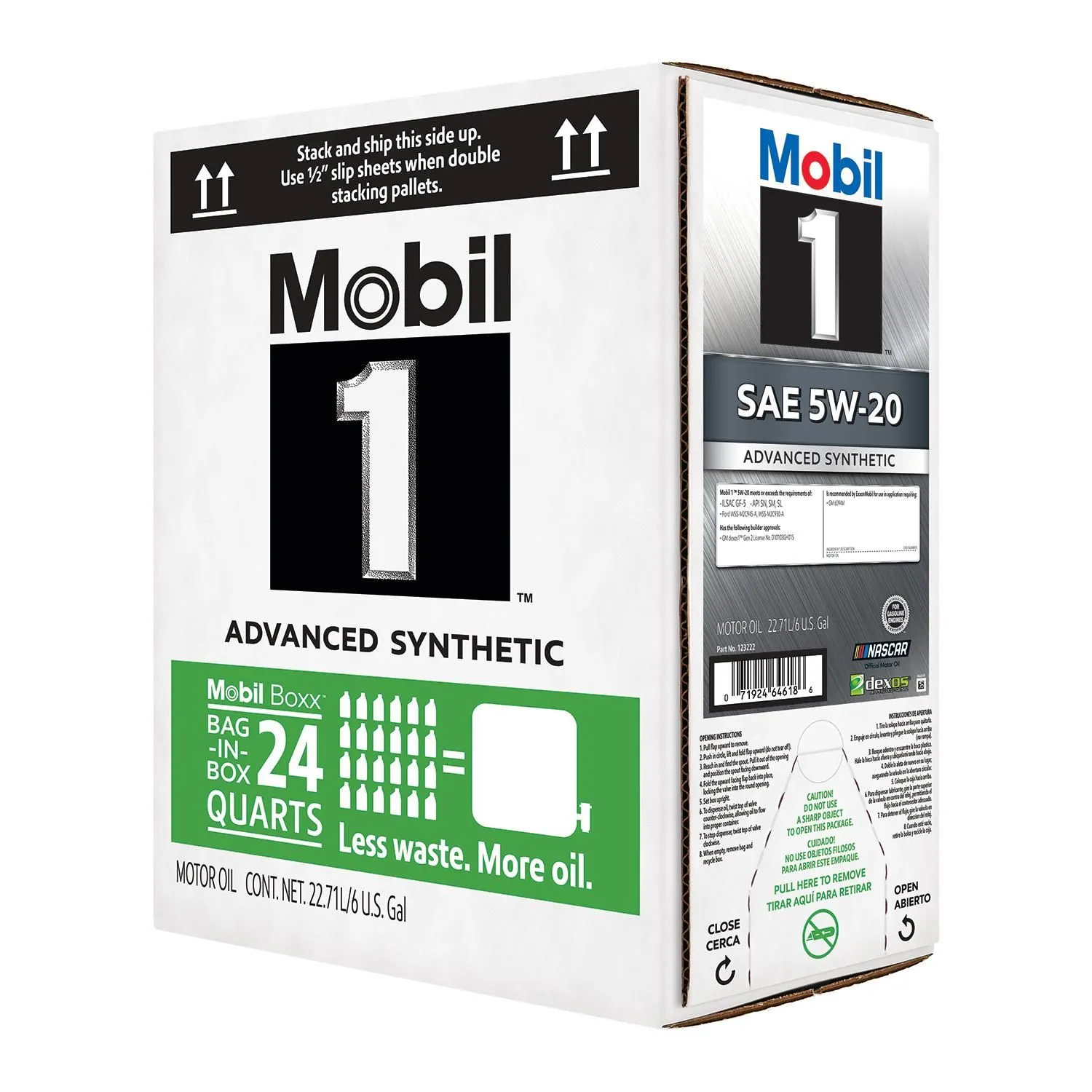 Mobil 1 Full Synthetic 5W-20 Motor Oil 6