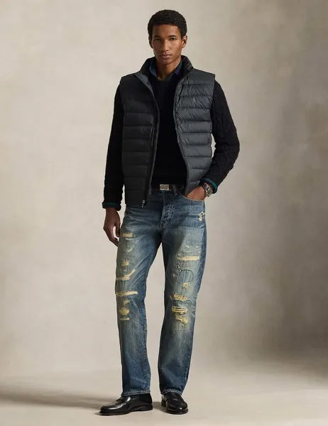 The Colden Packable Down Gilet Vest Black