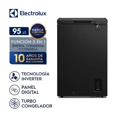 Congeladora Frío Directo 95 Litros Negro EFH10S2P5AB