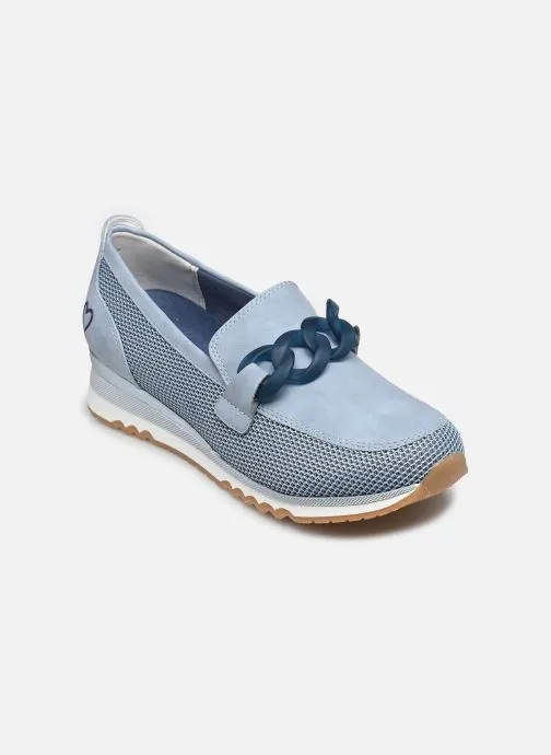 Mocassins 24720-44 dames blauw