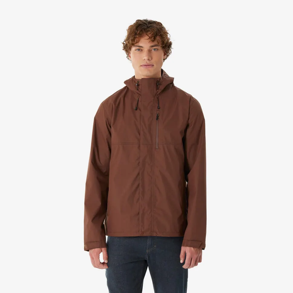 Pánská turistická bunda nepromokavá NH 500