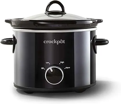 Crockpot 2-Quart Classic Slow Cooker Small Slow Cooker Bl…