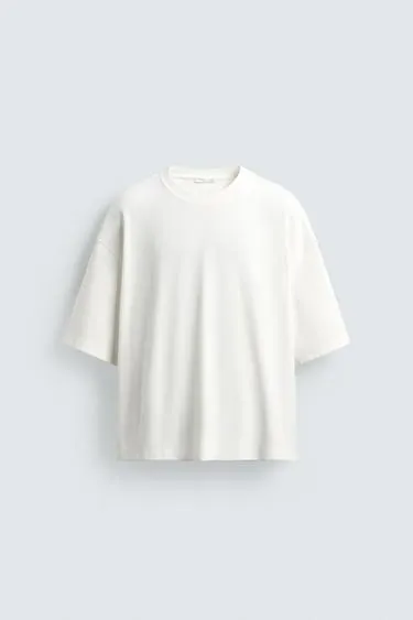 BOXY FIT TEXTURED SWEATSHIRT