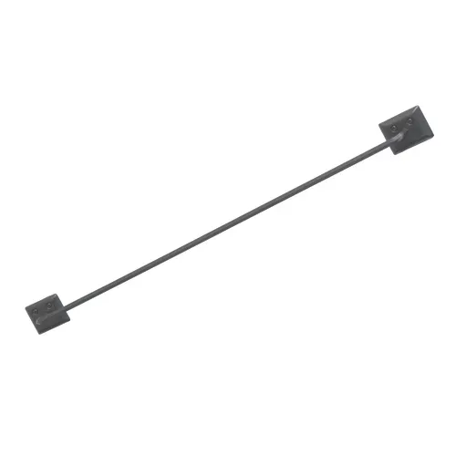 Decko 24" Matte Black Towel Bar