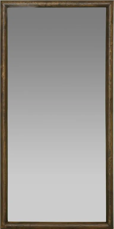 Circus speil 40 x 80 cm, brunlakkert heltre eik