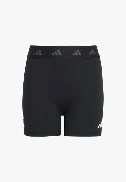 TECHFIT LEGGINGS JUNIOR UNISEX - Sports shorts - black/white