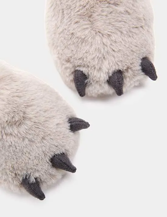 Kinderwagenschuhe mit Monstermotiv (0–18 M.)