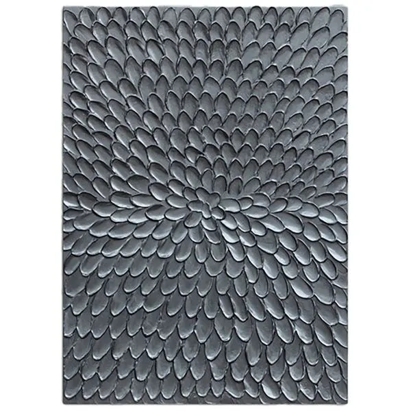 Wandpaneel Pictura 80x120 cm rechthoekig zilver