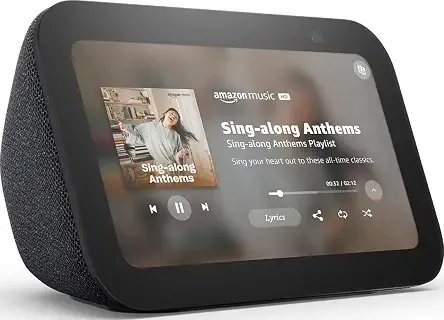 Amazon Echo Show 5 (newest model), Smart display, Designed for Alexa+, 2x the bass and clearer sound, Charcoal