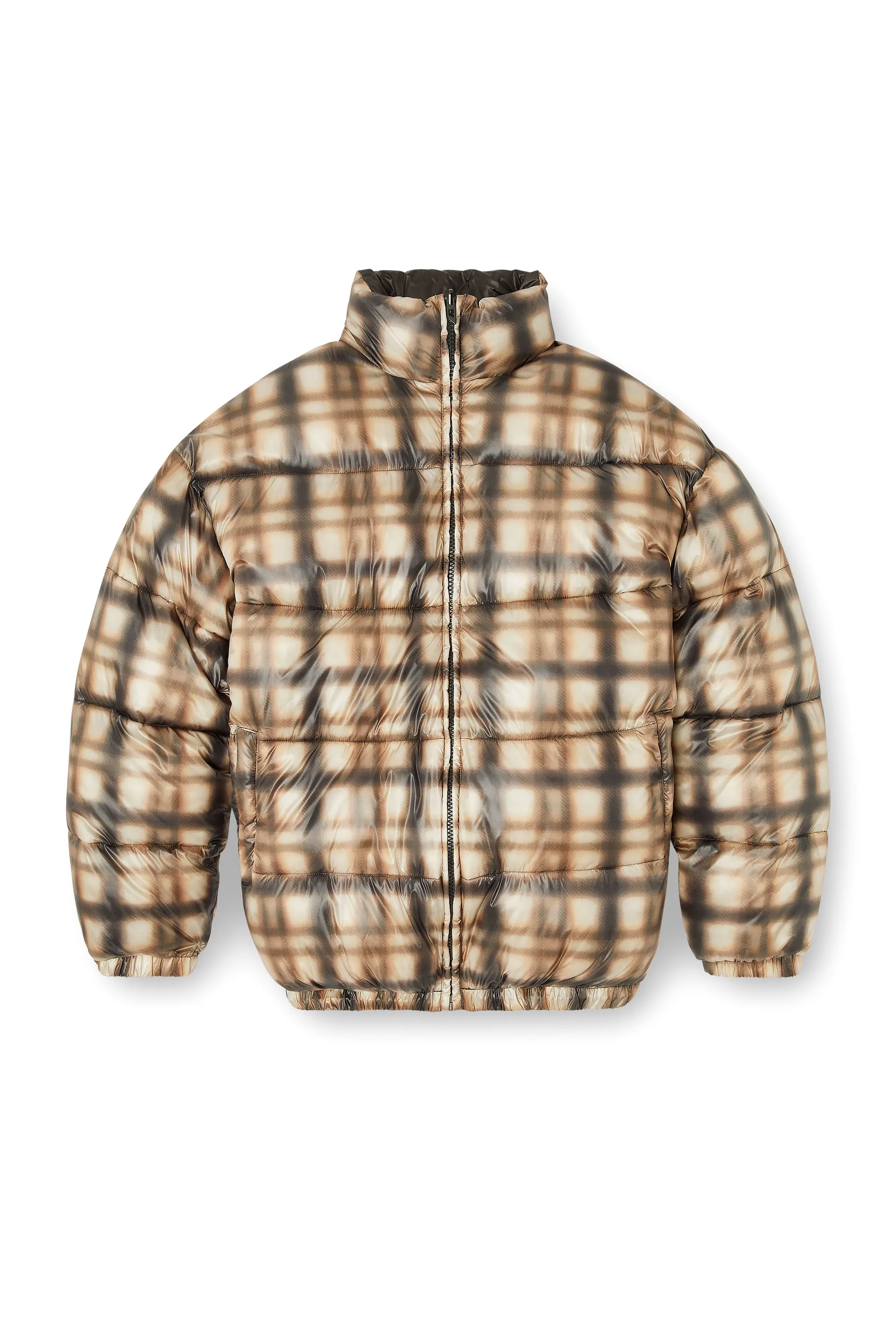 Reversible padded bomber jacket