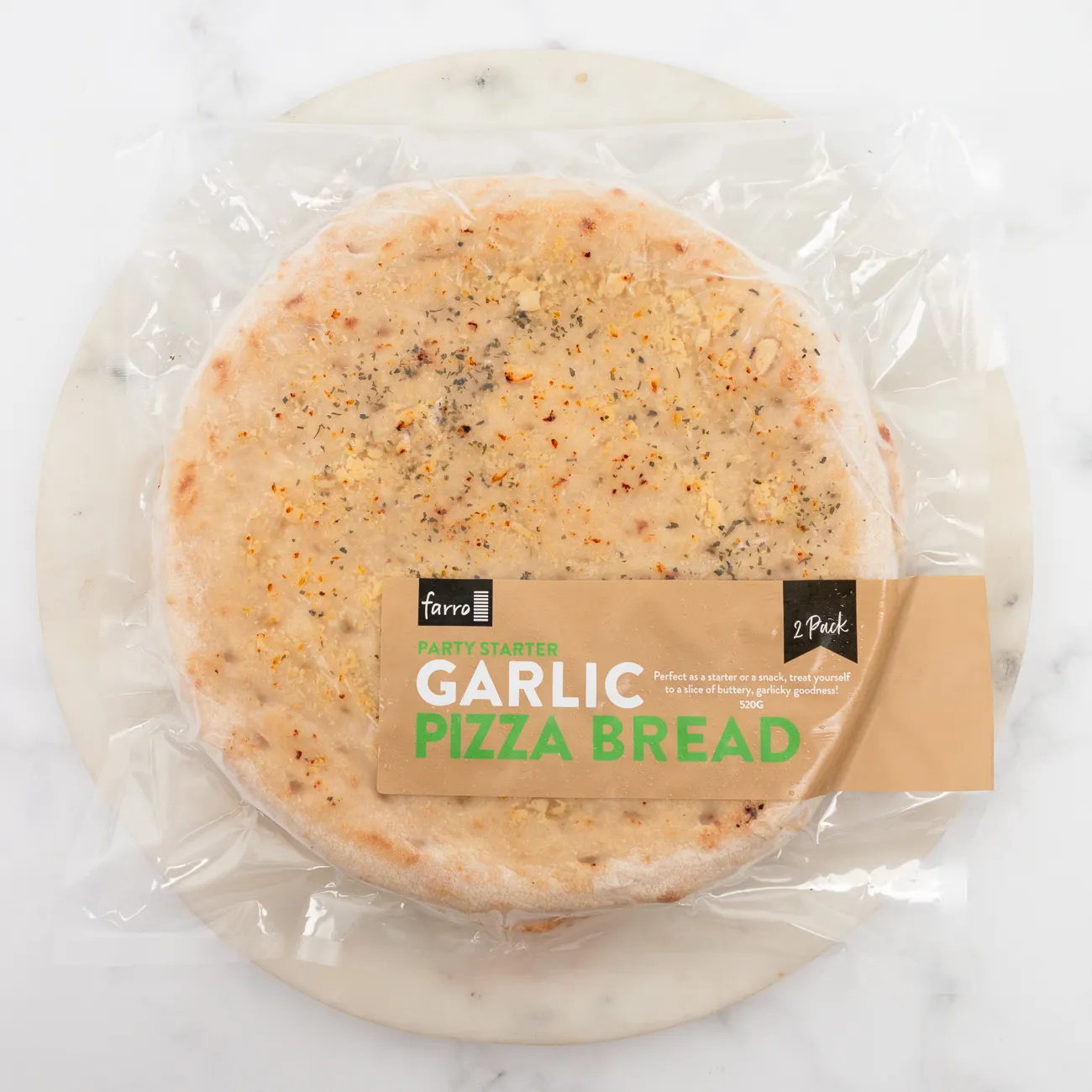 farro garlic pizza bread 520g