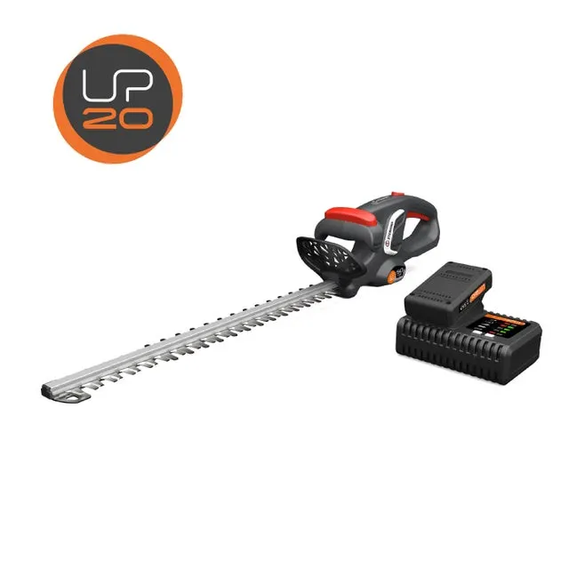 Tagliasiepi a batteria con spazzole al carbonio STERWINS lama da 50 cm 20 V 1 batteria inclusa con caricatore
