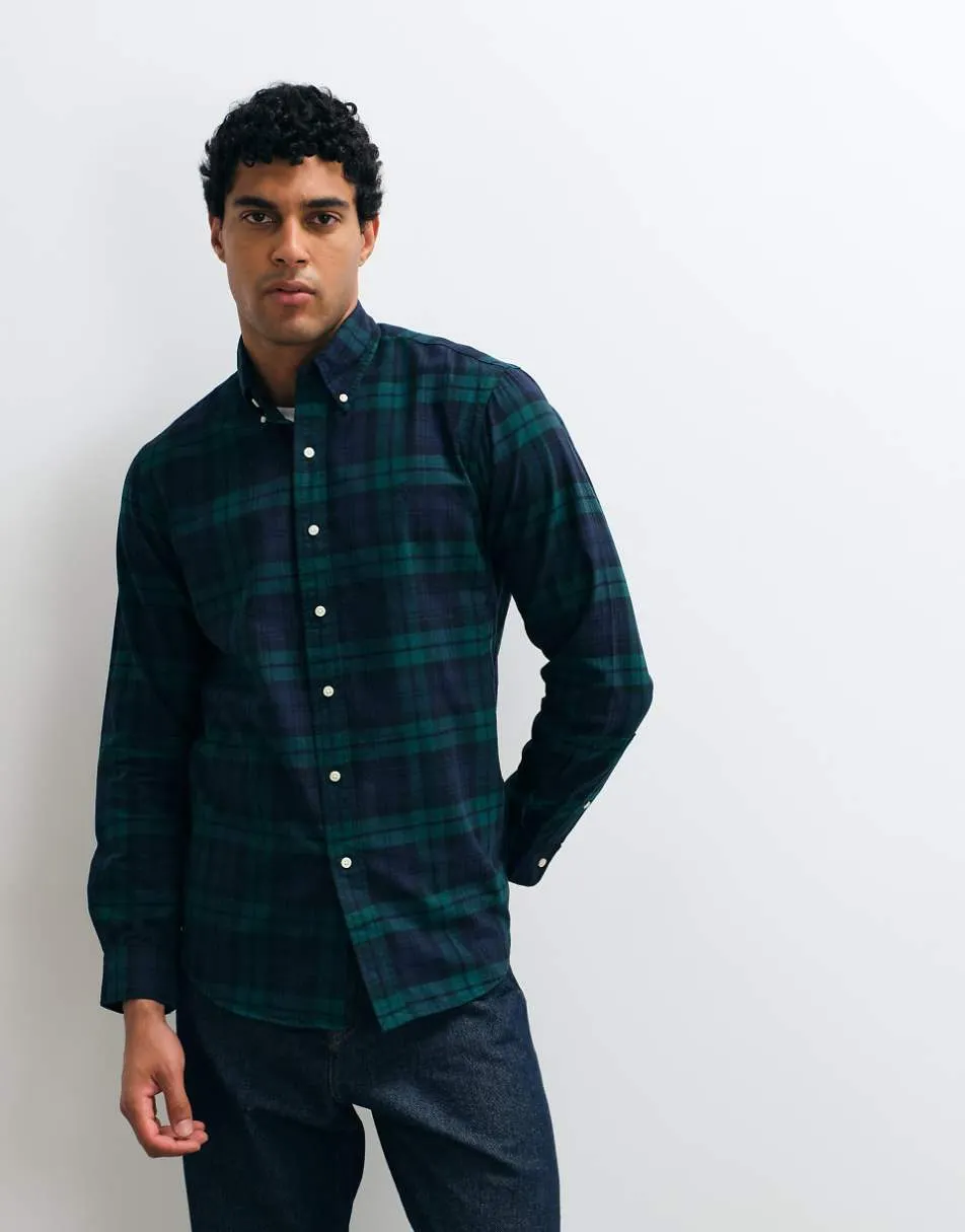 Polo Ralph Lauren sport classic oxford shirt in navy and green