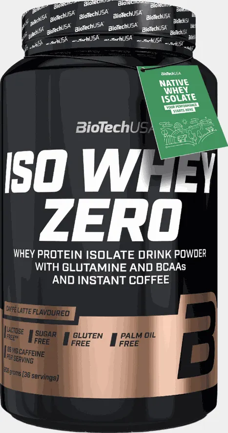 Iso Whey Zero 908g Caffé latte, proteinpulver