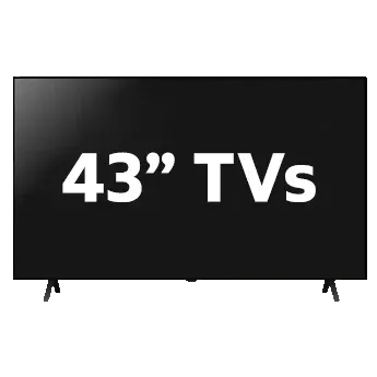 43 inch TVs