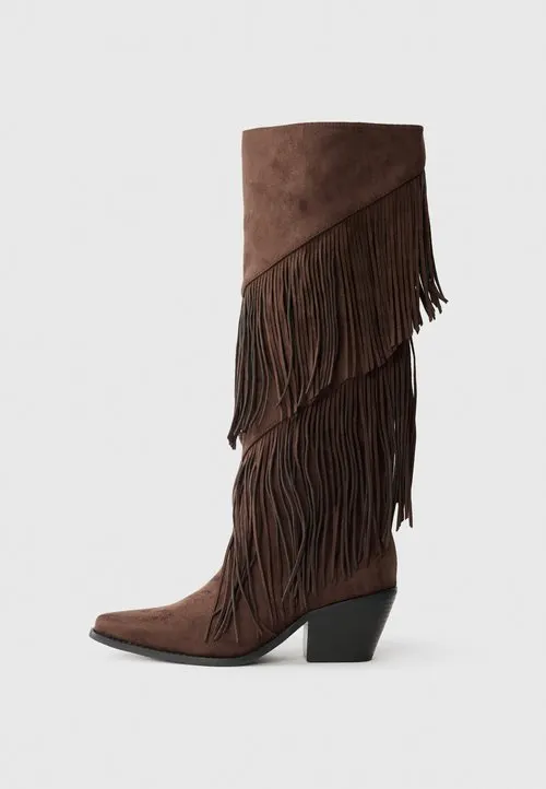 BILLYRAE - Cowboystøvler - dark brown
