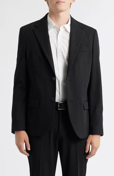 Slim Fit Solid Stretch Suit Jacket