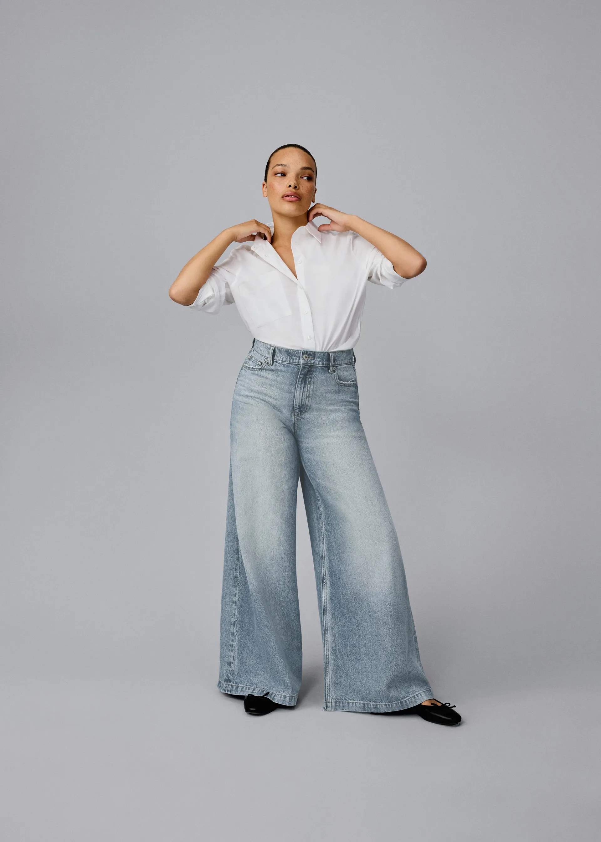 MAJOR FIND | Elasticated High-Waisted Palazzo Jeans