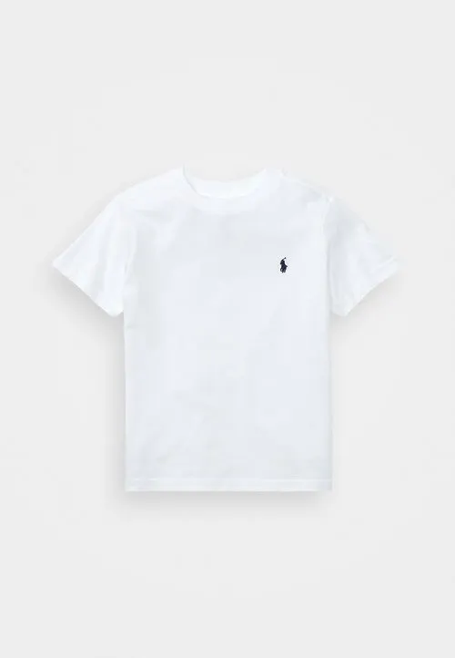 COTTON JERSEY CREWNECK TEE 7-14Y UNISEX - T-shirts - white