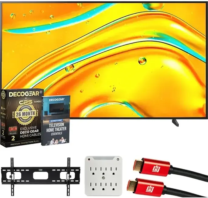 Sony K98XR50 BRAVIA 5 98" Mini LED 4K HDR TV (2025) Bundle with CPS Exclusive 26 Month Protection, Wall Mount, 2X HDMI Cables, Surge Adapter & Deco Gear Complete Home Theater Beginner's Guidebook