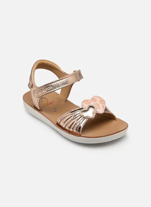 Sandalen Goa Heart meisjes zilver