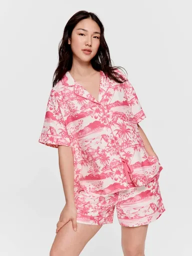 Tropical Pink Shirt