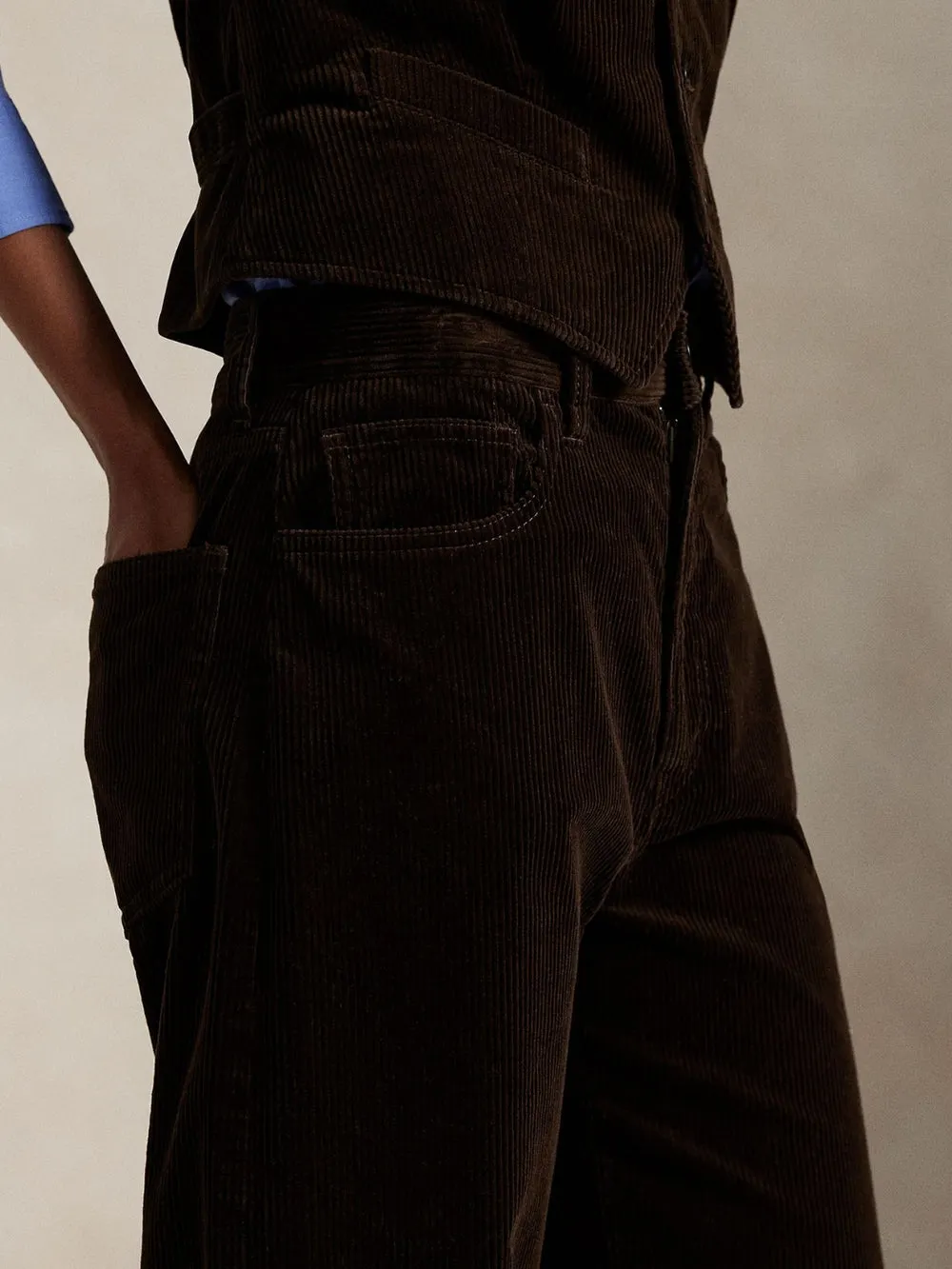 CORDUROY WIDE-LEG PANT