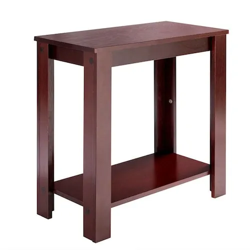 Chair Side Table Coffee Sofa Wooden End Shelf Living Room Furniture Espresso