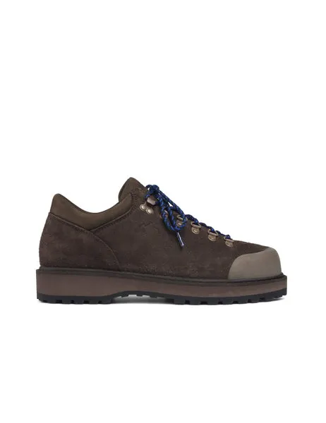 M. Cornaro Bison Suede Boots Dark Brown
