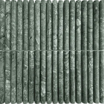 Green Marble Mini Flute Mosaic 1,1x14,9