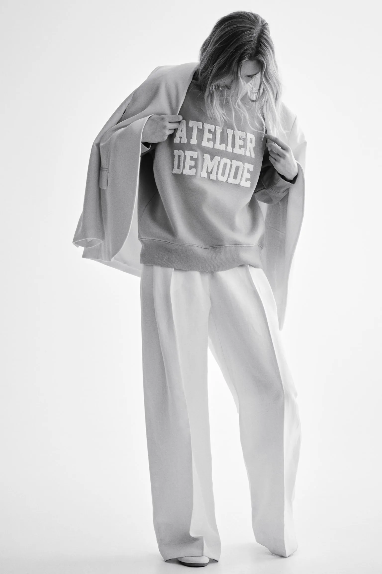 Motif-detail sweatshirt