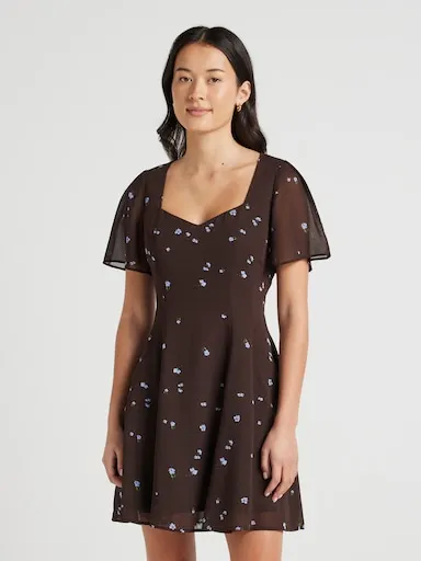 Reese Flutter Sleeves Mini Dress
