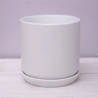 Boston Living Ella Ceramic Planter Pot White 17cm