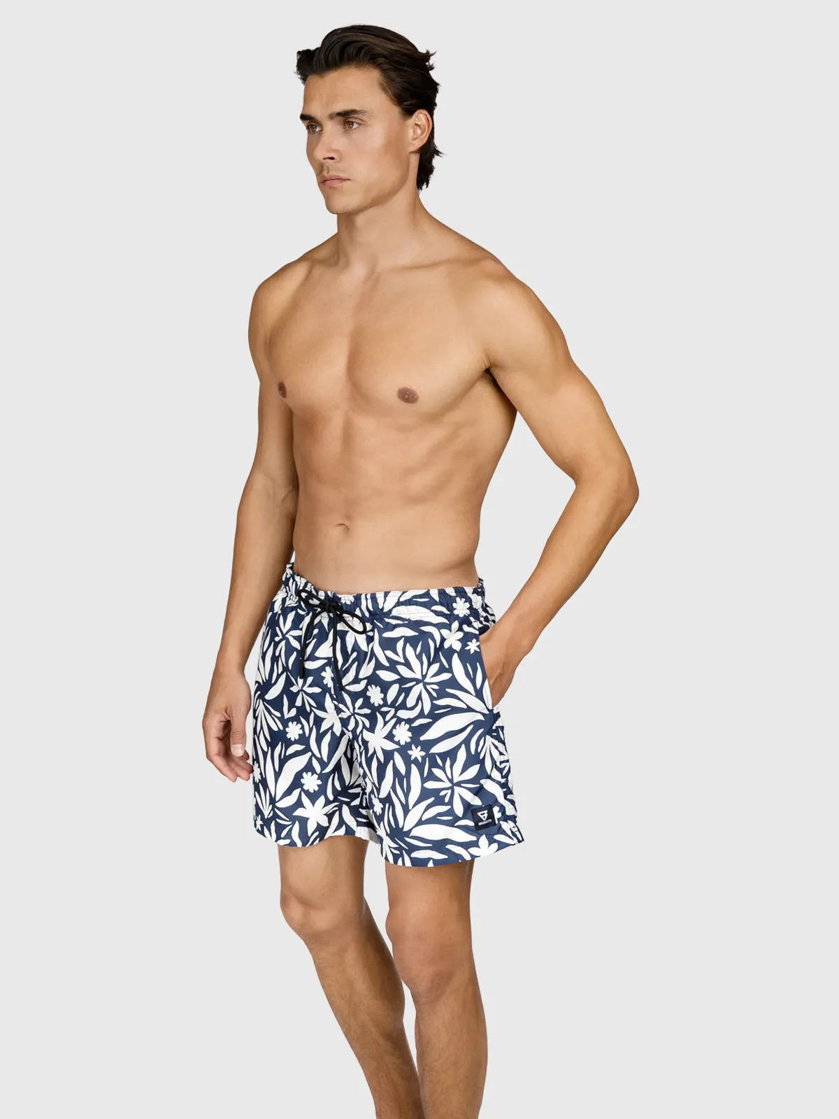 Cester-AO Men Swim Shorts | Indigo Blue