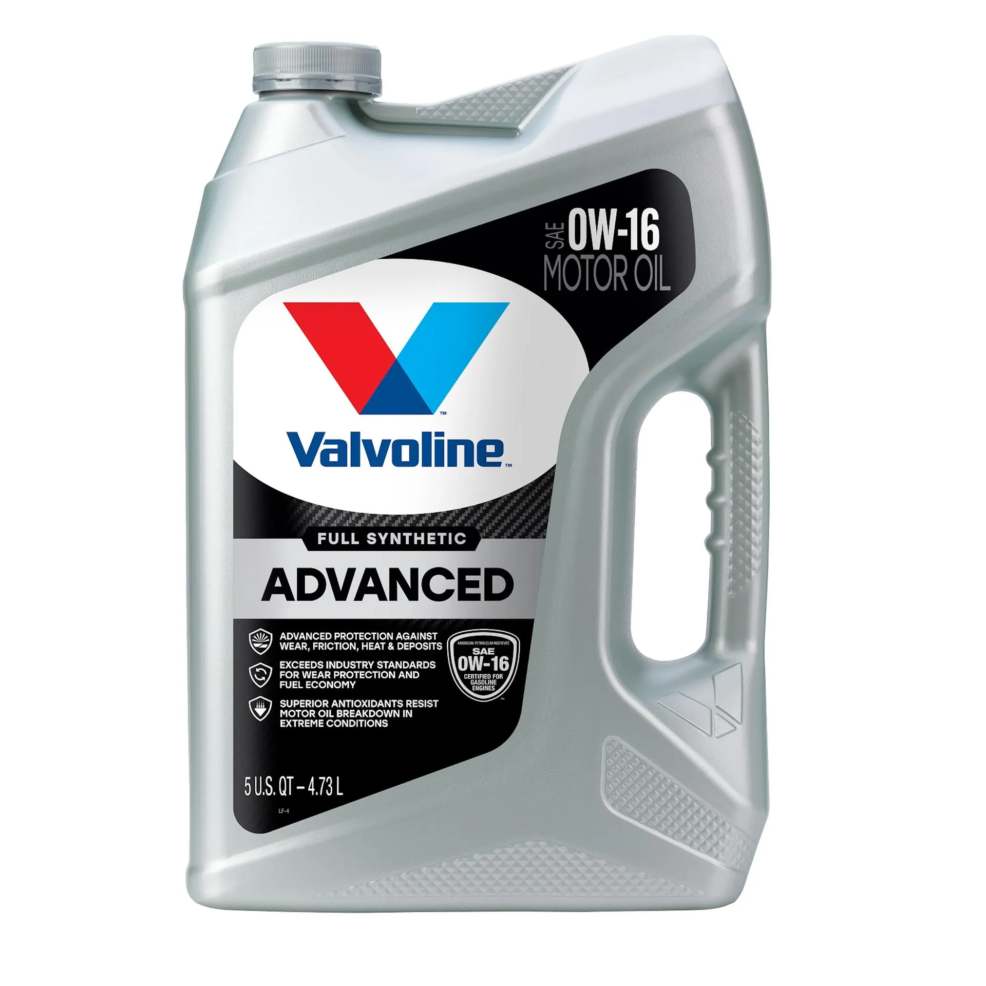 Valvoline Advanced Protection Standard Full Synthetic 0W-16 Engine Oil 5 Quart