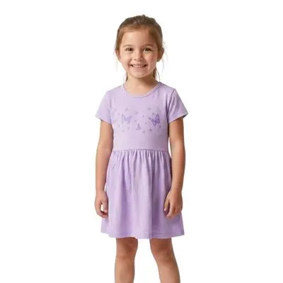 Vestido Fantastic Niña Estampado En Pecho De Mariposas
