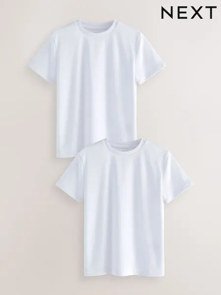 Black 2 Pack Sports T-Shirt (3-16yrs)