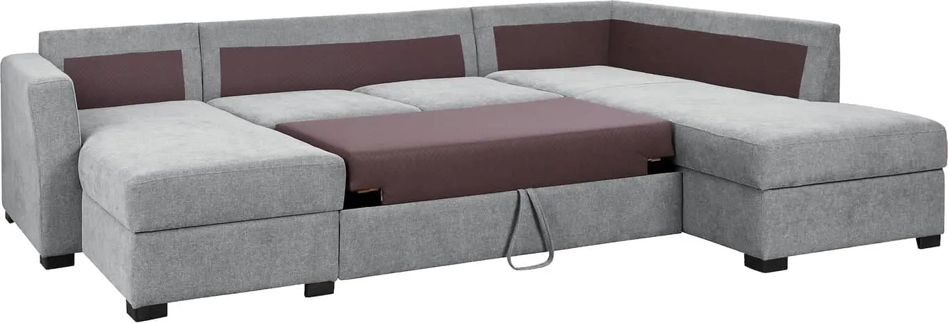 Trento sovesofa U-sofa Stoff Bloq