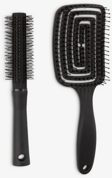 HALLERNA Haarborstel HALLERNA zwart ass.