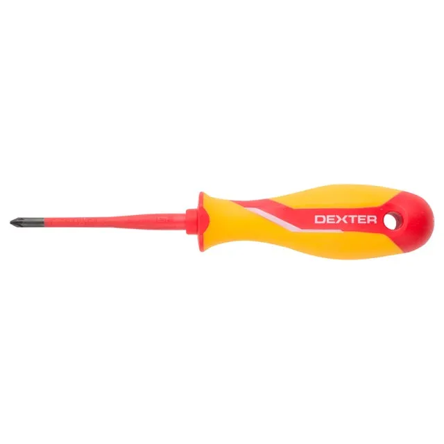 Cacciavite da elettricista PZ1 DEXTER lama 5x80 mm L 220 mm