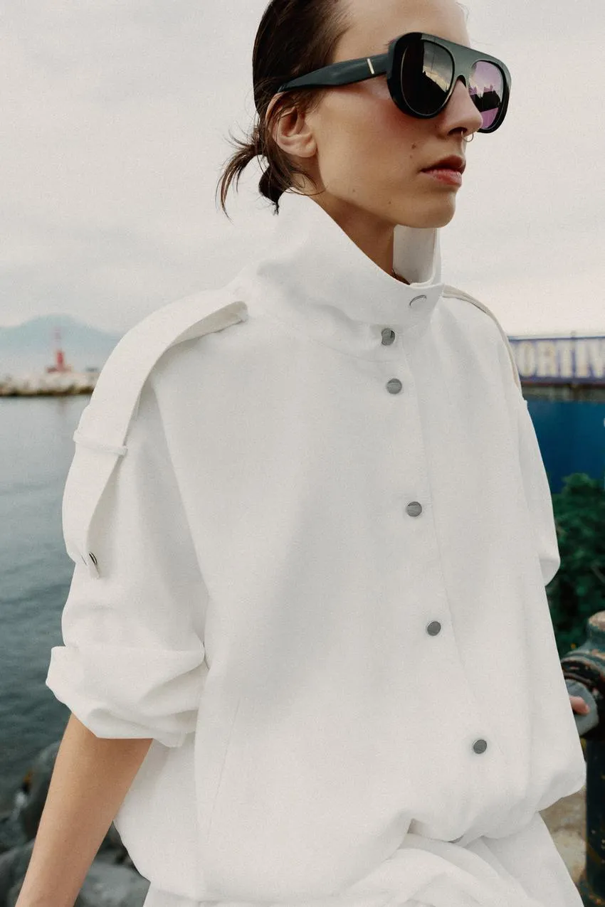 HIGH-NECK BOMBER JACKET